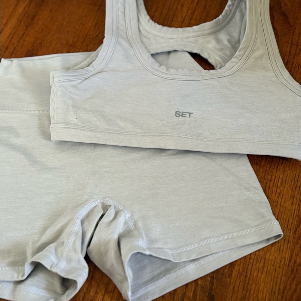 HEATHER GRAY SET ACTIVE FORMCLOUD SET